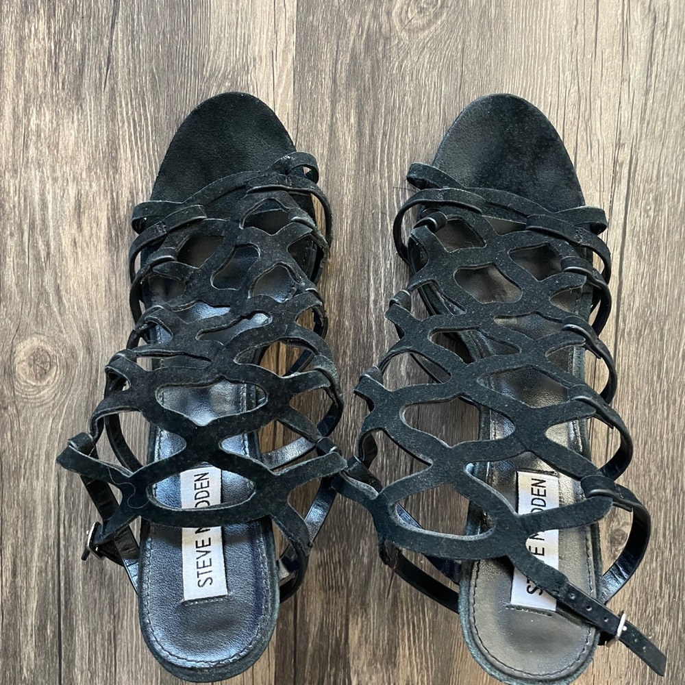 Steve Madden Black Women's Heels
